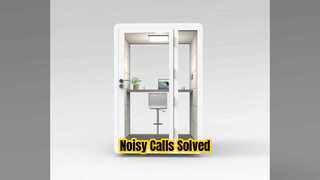 Clear Calls Acoustic Booth Soundproof Phone Booth