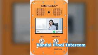 Emergency Intercom Roadside Telephone Handsfree Video