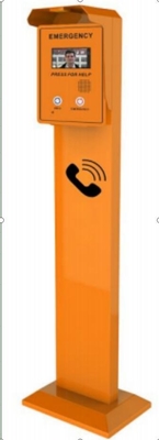 Buy VoIP Handsfree Gsm Emergency Phone Tower Outdoor Pillar Mount SOS Telephone For Campus online manufacture
