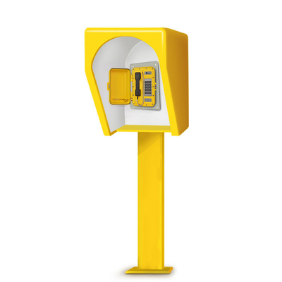 Buy Public Emergency Acoustic Phone Booth Marine Soundproof For Power Plant online manufacture