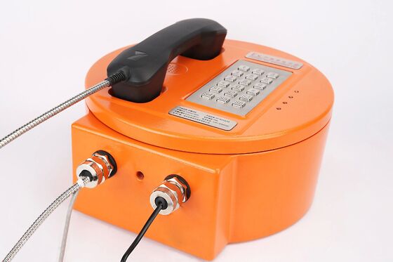 Buy Explosion Proof Telephone with Strong Noise Canceling IP66 Protection and Aluminium Alloy Enclosure for Hazardous Areas online manufacture