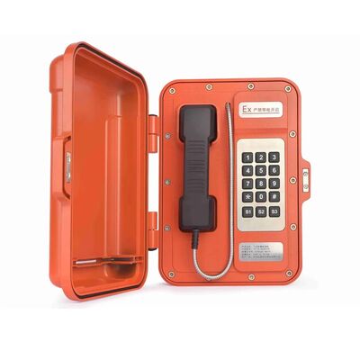Buy Explosion Proof Telephone with Aluminium Alloy Shell, IP68 Protection, and 30W Built-in Amplifier for Hazardous Areas online manufacture