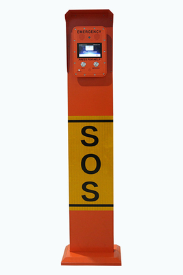Buy Pillar Support Weatherproof Roadside Emergency Sos Phone Call Box On Highways online manufacture