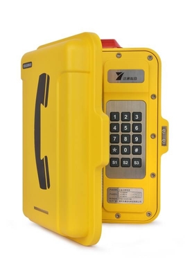Buy Hotline Vandalproof Industrial Weatherproof Telephone With Blue Light online manufacture