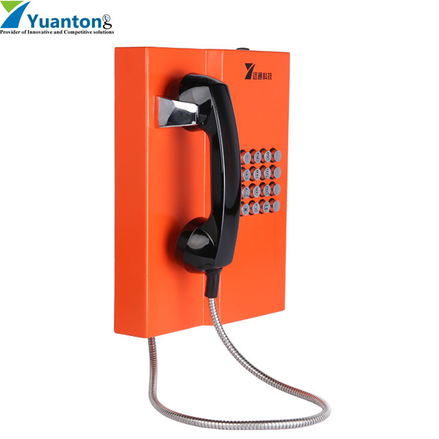 Aluminum Enclosure Industrial Voip Emergency Phone Telephone Anti  Vandal