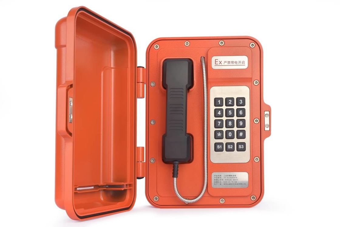 CE FCC RoHs Industrial VOIP Phone Outdoor Waterproof Telephone