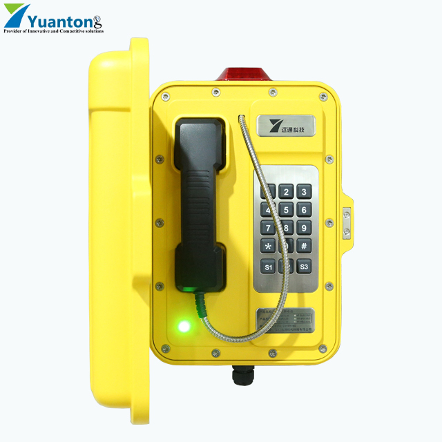 Industrial Call Button Array Industrial Weatherproof Telephone with 90dB Buzzer SIP/Analog Outdoor ...