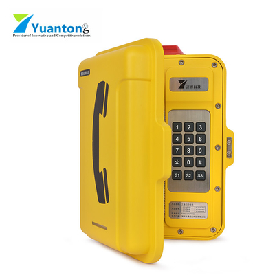 Standard Keypad IP68 VOIP Industrial Waterproof Sip Phone Outdoor