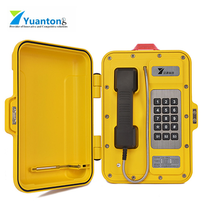 Aluminum Alloy Outdoor Industrial Sip Phone Voip Emergency Phone