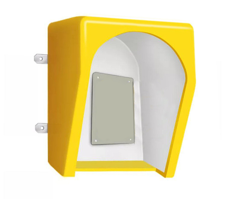 Noise Reduction Emergency Telephone Acoustic Hood GRP Material For Marine