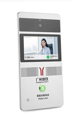 Vandal Proof VoIP Video Phone For Clean Room Or Metro Station