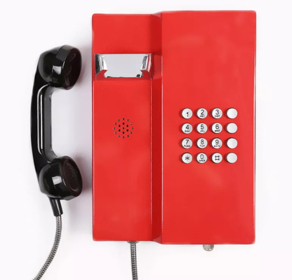 Stainless Steel Inmate Telephone For Jail And Prison , Wall Mounted IP Phone