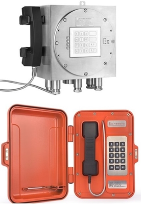 Zinc Aluminum Alloy Die Casting Shell Explosion Proof Telephone Industrial YTEX-10