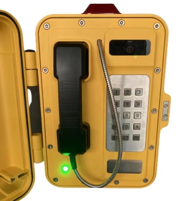 HighWay Road Side Voip Industrial Sip Phone With Camera Weatherproof