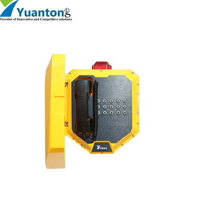 Protective Front Cover Industrial Voip Phone With Ip66 Protection Grade