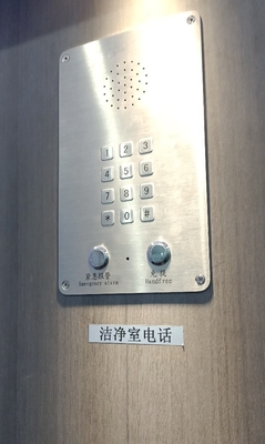 Compact Size Cleanroom Phone Sus304 Stainless Steel