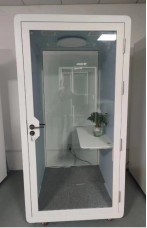 Call Station Acoustic Material Steel Frame Telephone Acoustic Hood