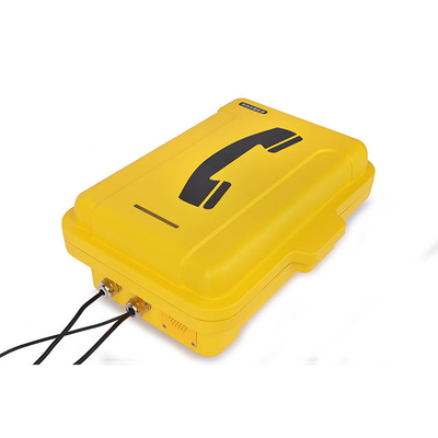 IP68 Industrial Weatherproof Telephone with Optional LCD Display and Metal Buttons