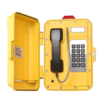 IP68 Certified DC12V Loud Speaking Telephone with Built in Broadcast Power and Running Indicator Light