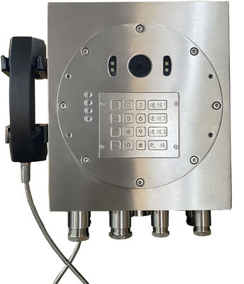 Stainless Steel Industrial Flameproof Explosion Proof Telephone With Camera China Factory