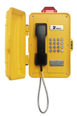 Call Station VoIP Analog IP67 Weatherproof Industrial Shockproof Impact-Resistant Marine Telephone