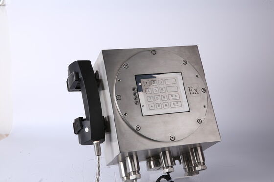 Explosion Proof Telephone with IP66 Ingress Protection, Analog and SIP Versions, and Aluminum Alloy Housing for Hazardous Environments