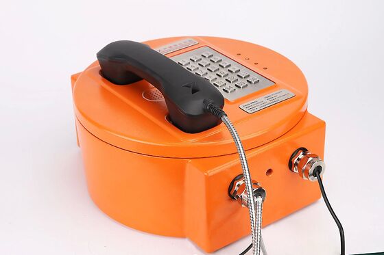 Explosion Proof Telephone with Strong Noise Canceling IP66 Protection Grade and 30W Built-in Amplifier for Hazardous Areas