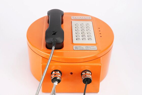 IP66 Protection Aluminium Alloy Enclosure Strong Noise Canceling Explosion Proof Telephone for Hazardous Areas