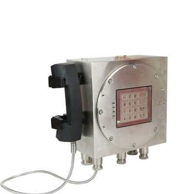 Stainless Steel Enclosure Explosion Proof Telephone with 30W Built-in Amplifier and IP66 Protection Grade