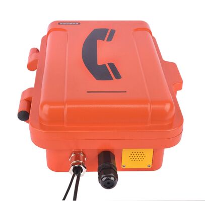 Industrial Outdoor IP67 Explosion Proof Telephone with Aluminium Alloy Enclosure and Strong Noise Canceling