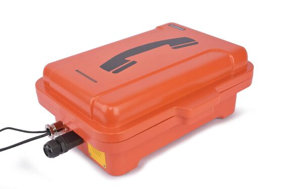 IP67 Waterproof Aluminium Alloy Enclosure Strong Noise Canceling Explosion Proof Industrial Telephone