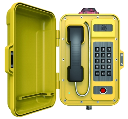 Frequency Signal 3km Vandal Proof Phone For Subway Utility Tunnel