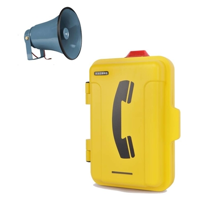 IP 68 Waterproof Full Keypad Heavy Duty Telephone VoIP Industrial Analog Telephone