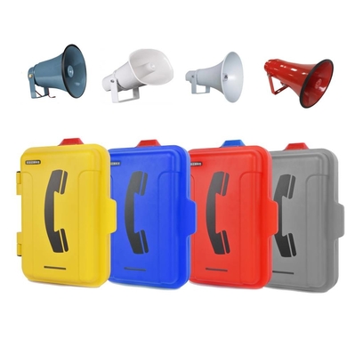 CE Emergency Industrial Analog Heavy Duty Telephone Handset For Prison