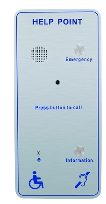 Public Emergency SOS Outdoor Call Box Rustproof Pillar Mounting Type